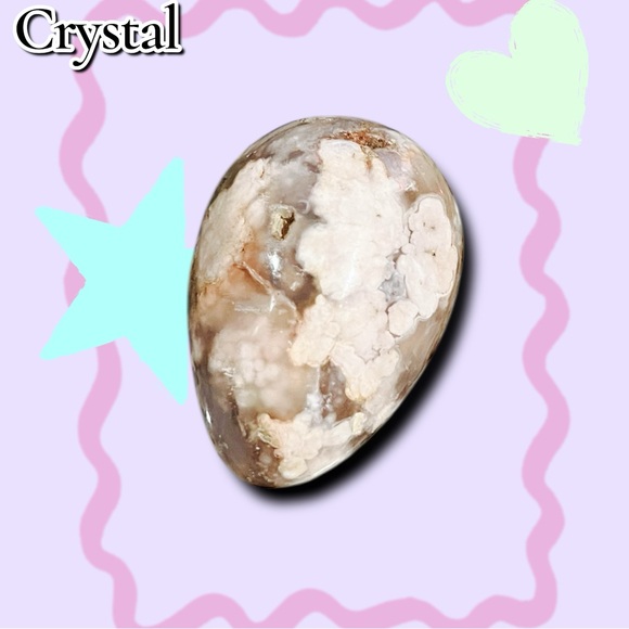 Polished Agate/Jasper Crystal Egg – Natural Stone - Picture 8 of 9